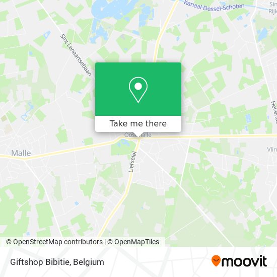 Giftshop Bibitie map