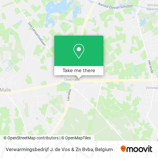 Verwarmingsbedrijf J. de Vos & Zn Bvba map