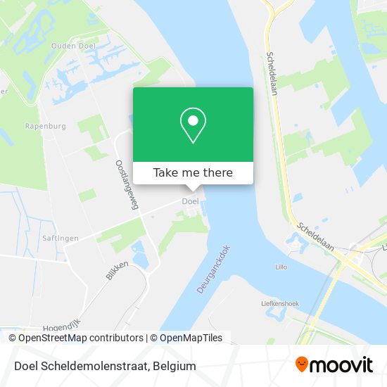 Doel Scheldemolenstraat map