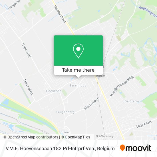 V.M.E. Hoevensebaan 182 Prf-Intrprf Ven. map