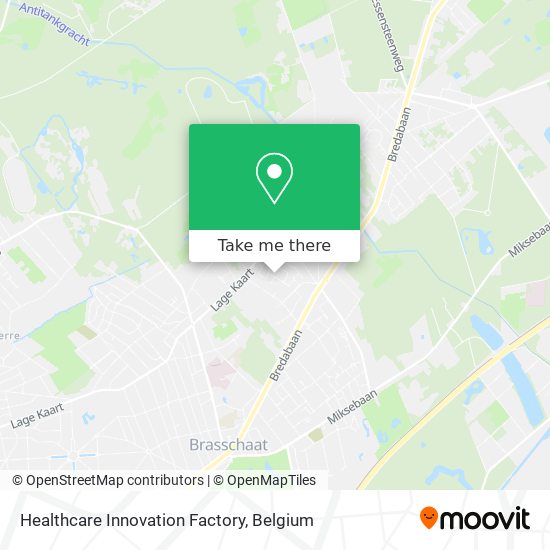 Healthcare Innovation Factory map