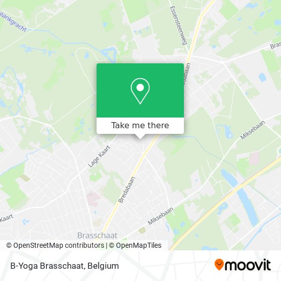 B-Yoga Brasschaat plan