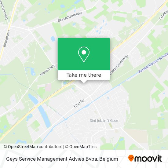 Geys Service Management Advies Bvba map
