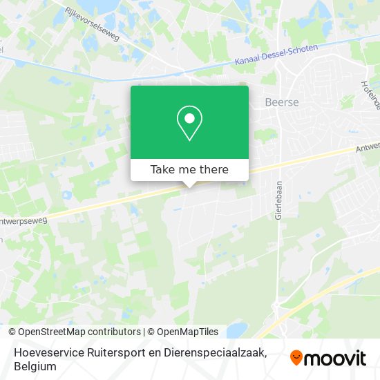 Hoeveservice Ruitersport en Dierenspeciaalzaak plan