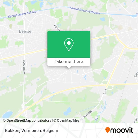 Bakkerij Vermeiren plan