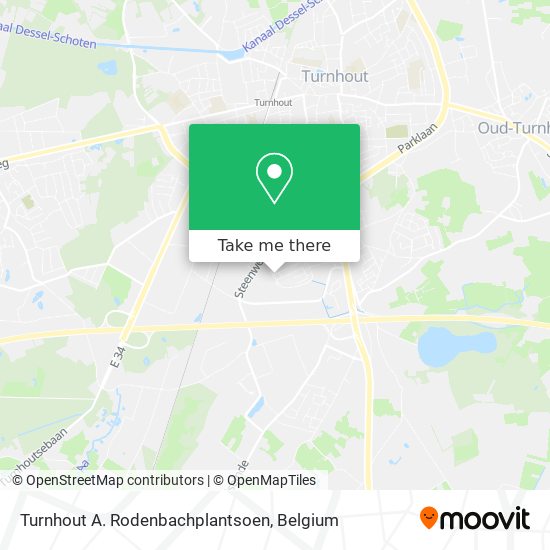 Turnhout A. Rodenbachplantsoen plan