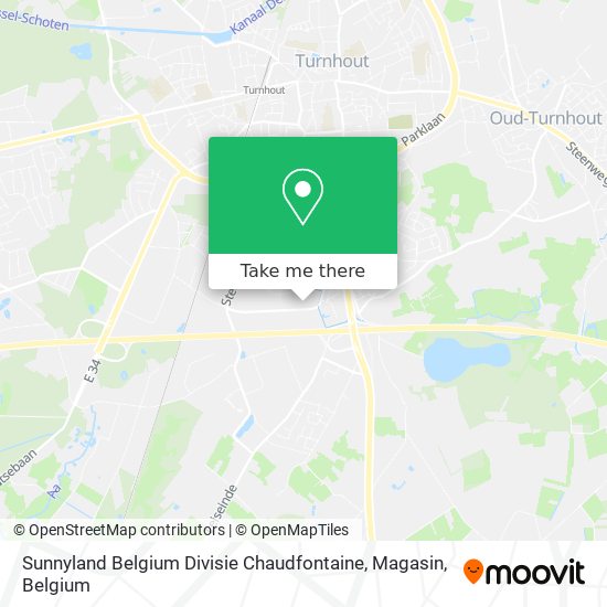 Sunnyland Belgium Divisie Chaudfontaine, Magasin map