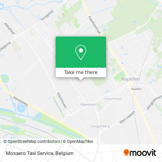 Mosaero Taxi Service plan