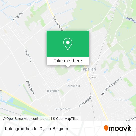 Kolengroothandel Gijsen plan