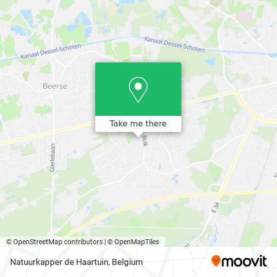 Natuurkapper de Haartuin map