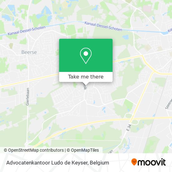 Advocatenkantoor Ludo de Keyser plan