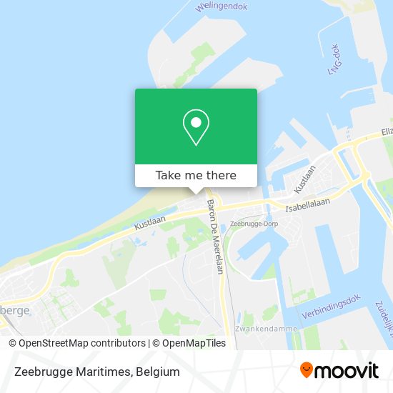 Zeebrugge Maritimes map