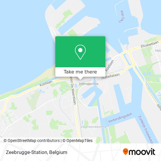Zeebrugge-Station map