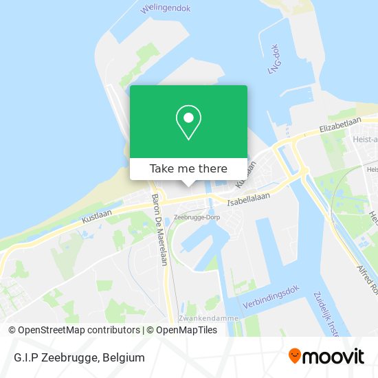 G.I.P Zeebrugge map