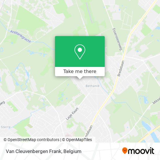 Van Cleuvenbergen Frank plan