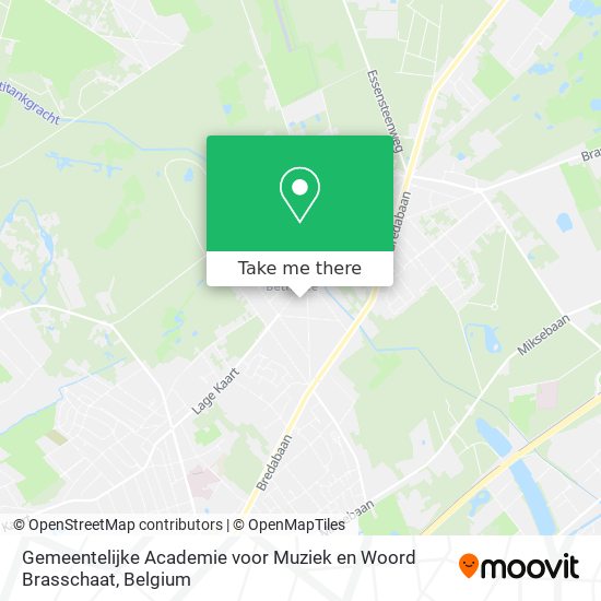 Gemeentelijke Academie voor Muziek en Woord Brasschaat map