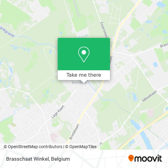 Brasschaat Winkel map