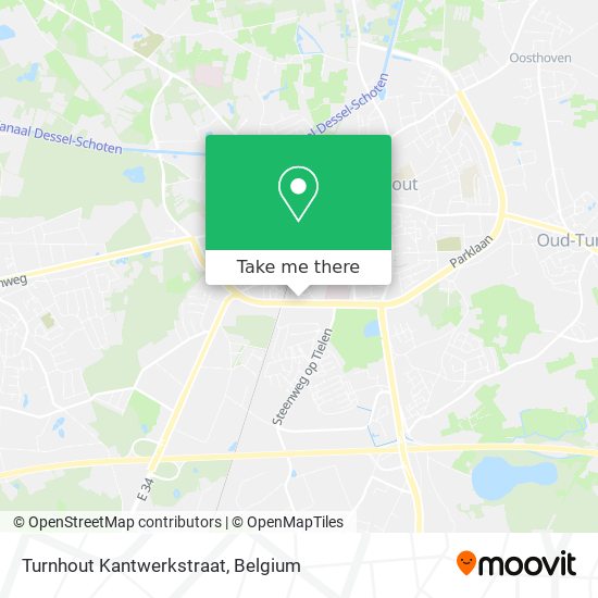 Turnhout Kantwerkstraat map