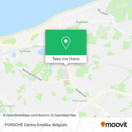 PORSCHE Centre Knokke plan