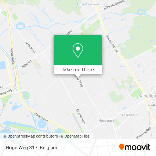 Hoge Weg 317 plan