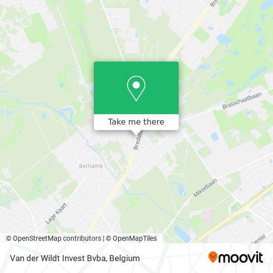 Van der Wildt Invest Bvba map