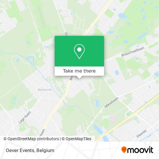 Oever Events map