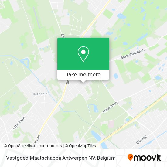 Vastgoed Maatschappij Antwerpen NV plan