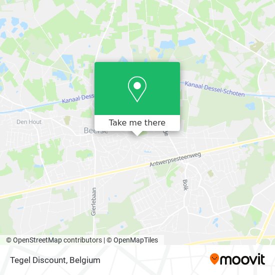 Tegel Discount map