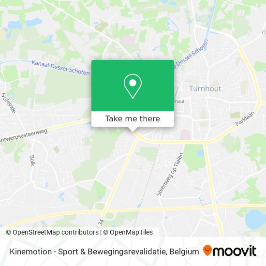 Kinemotion - Sport & Bewegingsrevalidatie map