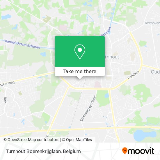 Turnhout Boerenkrijglaan map