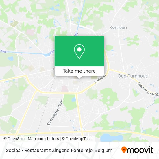 Sociaal- Restaurant t Zingend Fonteintje plan