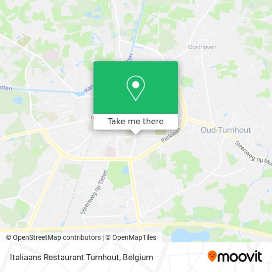 Italiaans Restaurant Turnhout plan