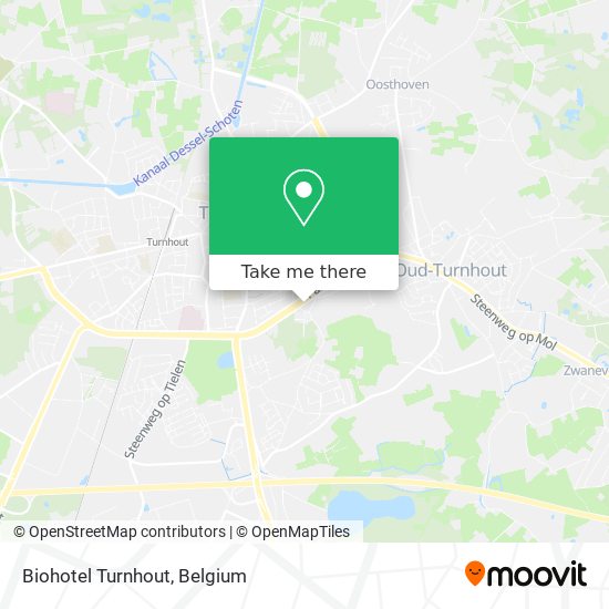 Biohotel Turnhout map
