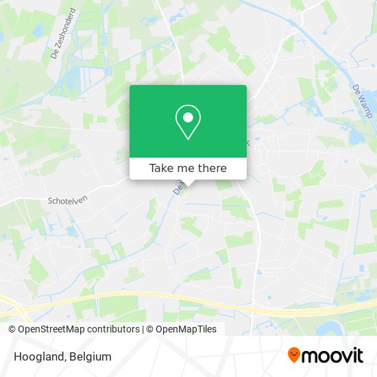 Hoogland map