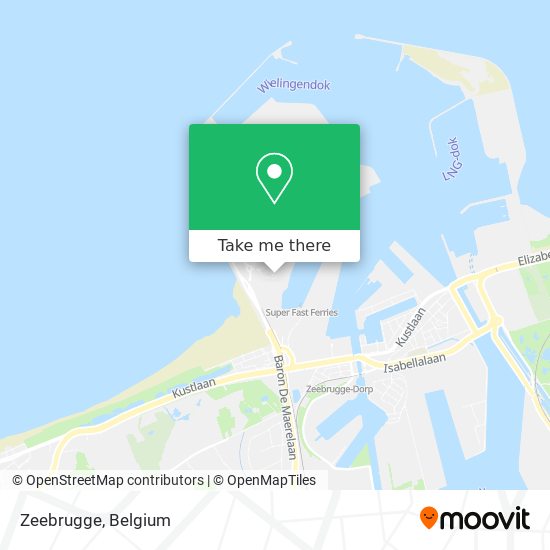 Zeebrugge map