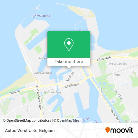 Autos Verstraete map