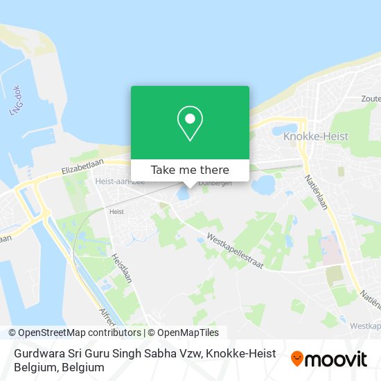 Gurdwara Sri Guru Singh Sabha Vzw, Knokke-Heist Belgium map