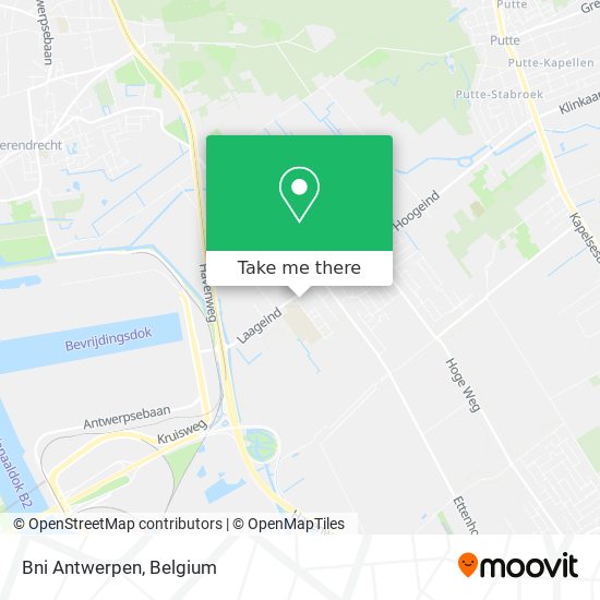 Bni Antwerpen map