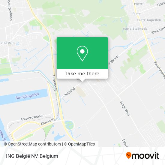 ING België NV map