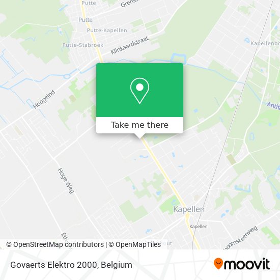 Govaerts Elektro 2000 map