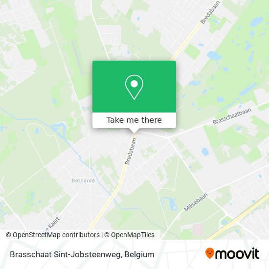 Brasschaat Sint-Jobsteenweg plan