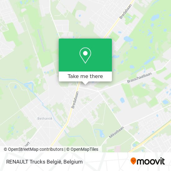 RENAULT Trucks België map