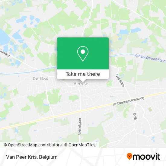 Van Peer Kris map