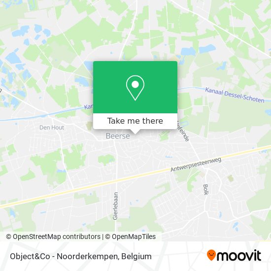 Object&Co - Noorderkempen map
