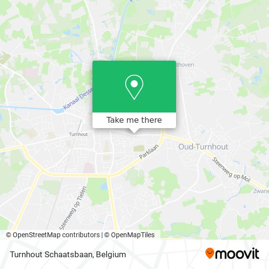 Turnhout Schaatsbaan map
