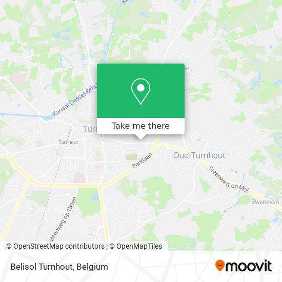 Belisol Turnhout map