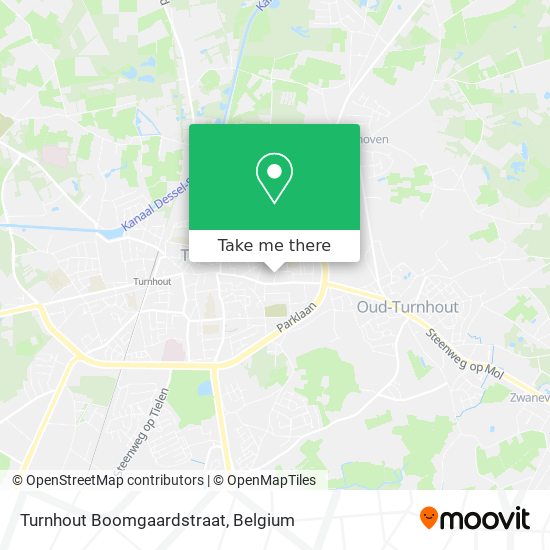 Turnhout Boomgaardstraat map