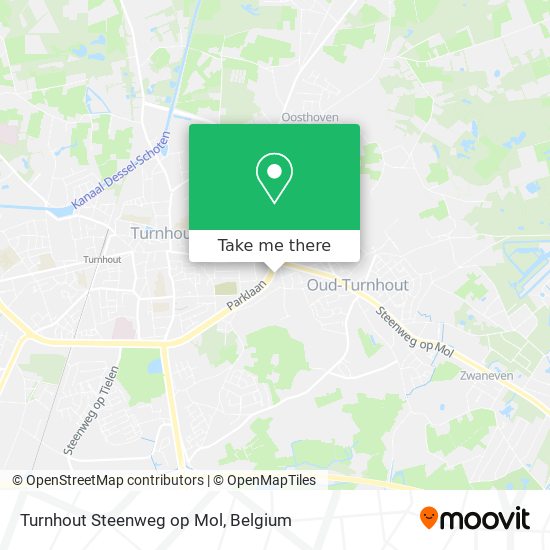 Turnhout Steenweg op Mol map