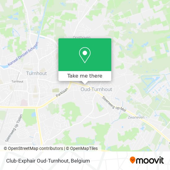 Club-Exphair Oud-Turnhout map