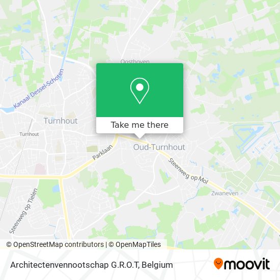 Architectenvennootschap G.R.O.T map